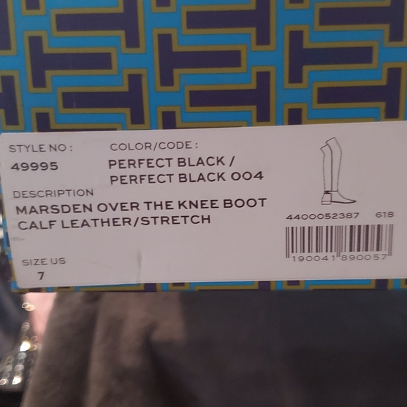 Tory Burch size 7 Marsden over the knee leather boots - Picture 4 of 6